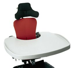 R82 Tray swing away for x:panda  - example from the product group lap trays for wheelchairs