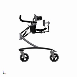 Janneke EVO - Anterior, w. 4 swivel wheels