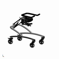 Caddy EVO - Posterior, w. 4 swivel wheels