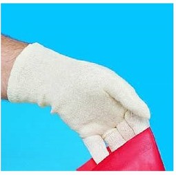 Trico jersey cotton eczema gloves, suitable as a liner, 25 cm