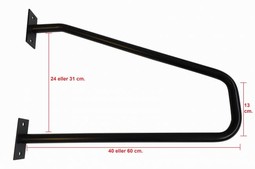 Support rails for indoor/outdoor use