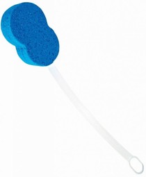 Bath sponge with long handle