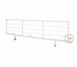 Staff-operated Side Rail for the OPUS 1-K85DW (care bed)