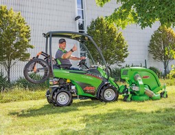 Hand operated Avant loader and tool carriers