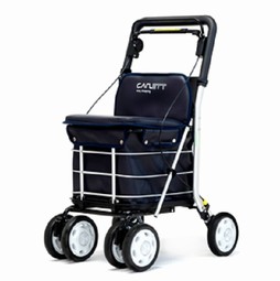 Trolley with seat for shopping  - example from the product group shopping trolleys