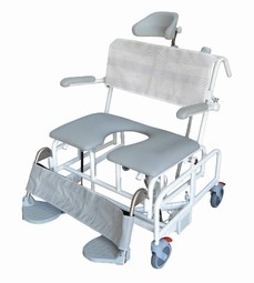 Bariatric shower/commode chair M2 300 kg Wide El-Tip