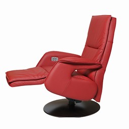 Storm recliner with electronic seat-lift