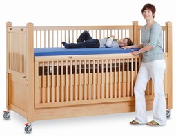 Timmy 2 care cot 200/100 cm natural