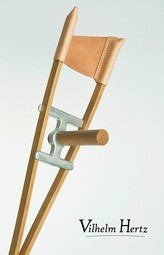 Vilhelm Hertz crutch  - example from the product group elbow crutches without height adjustment