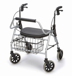 XXL Rollator - Wide and robust for user upp to 200 kilo