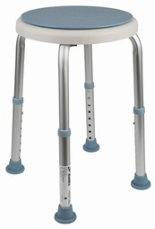 Bathstole with turningseat  - example from the product group shower stools without optional back support