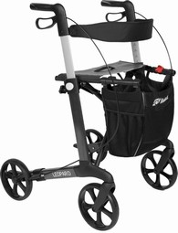 Leopard rollator - grey