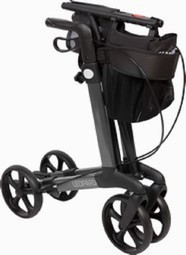 Leopard rollator - grey