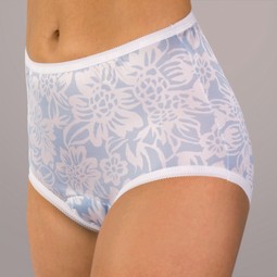 Wearever floral fancy incontinence panties