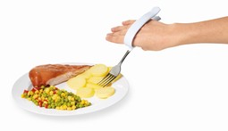 fork with holder