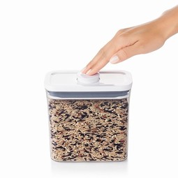 Pop Container for one hand use