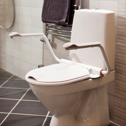 Toilet seat with armrests, Etac
