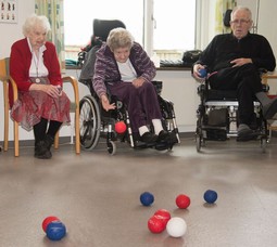 Boccia Superior Classic in blue shoulderbag