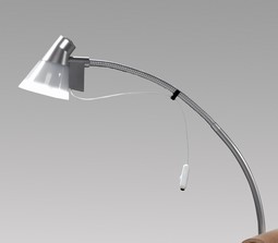 Bed lamp for RotoBed care beds