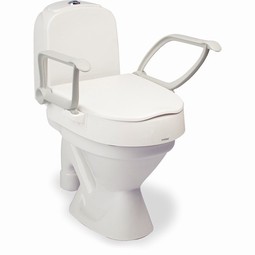 Cloo Mounted Toilet Seat Raiser with armrests