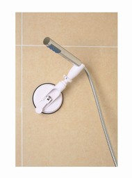 Shower holder with suction cup