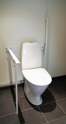 Toilet support with leg - Merryarm