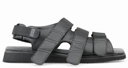 New Feet Wide Therapy Sandals Black