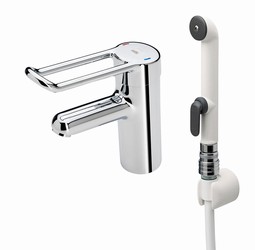 Oras Medipro wash basin faucet with hand shower