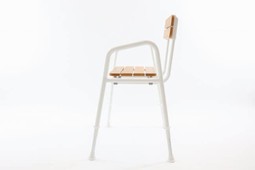 Shower chair -seat with lookalike wood