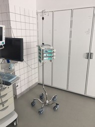 Drop and infusion stand XXL One hand