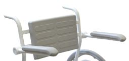 Bariatric shower/commode chair M2 200 kg self-propelled