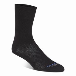 Non slip socks - hindfood and heel - ekstra large width - black