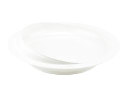 Plate with fixed edge