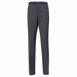 IN-CA Wool trousers with elastic waistband