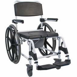 shower chair with 24 rear wheel