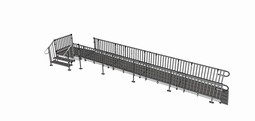 Wheelchair and handicap ramps  - example from the product group fixed ramps