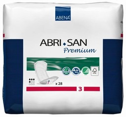 Abena Abri-San Premium Air  - example from the product group single-use inserts for adults, moderate urinary incontinence