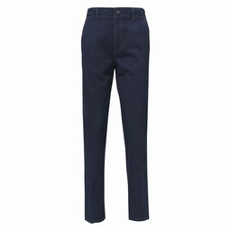 IN-CA Night Blue Denim trousers with elastic waistband