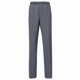 IN-CA Wool trousers with fixed waistband