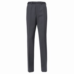 IN-CA Wool trousers with fixed waistband