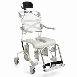 Etac Swift Mobil Tilt-2 toilet- and bathing chair with tilt-in-space