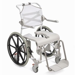 Etac Swift Mobil 24-2, toilet- and bathing chair selfpropelled