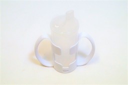 Cups for drinking mugs with studs  - example from the product group grip adapters for mugs, bottles and milk containers