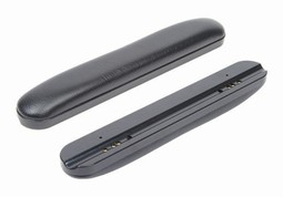 Pu armrest with plastic base