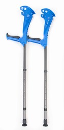 Height adjustable elbow crutches  - example from the product group height adjustable elbow crutches with non-adjustable elbow support