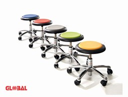 Global mirco stool w. backrest option
