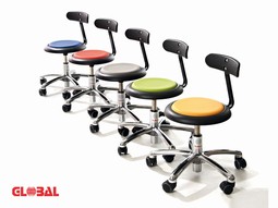 Global mirco stool w. backrest option