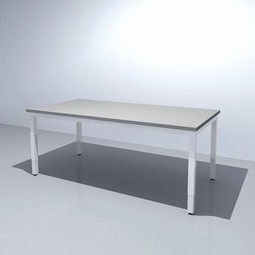 4-legged table with height adjustment