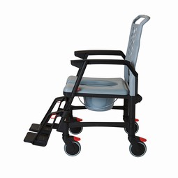 JUNO  - example from the product group commode shower chairs with castors, non-electrical height adjustable