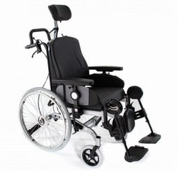 Wheelchair with seat and back tilt